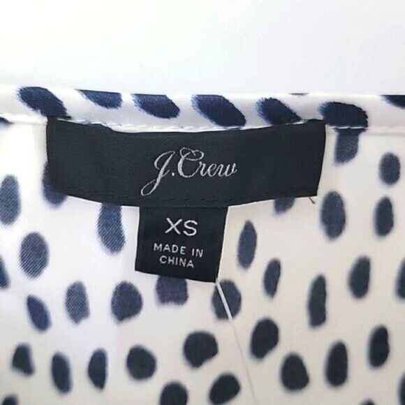 J Crew Navy Blue and Ivory Camisole Tank Size XS - Picture 4 of 13